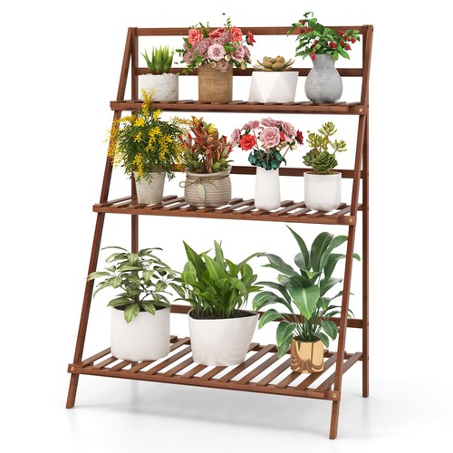 Costway bamboo plant stand - costway,